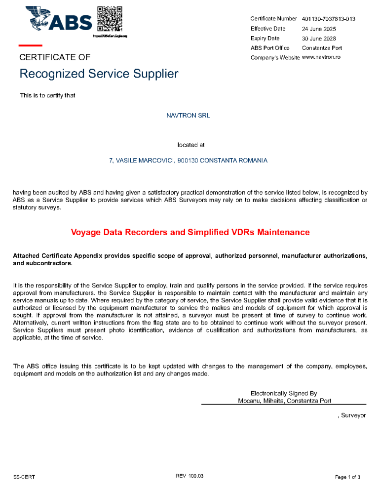 (S)VDR
